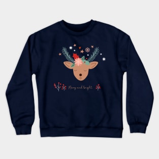 Santa's reindeer Crewneck Sweatshirt